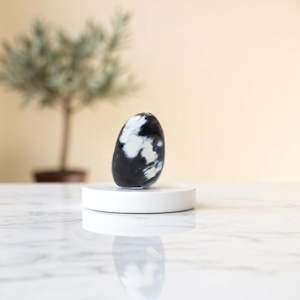 Crystals: Orca Agate Polished Crystal Dark Freeform