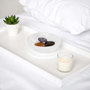 Selenite Crystal Round bowl