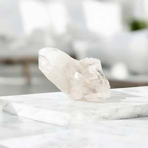 Large clear quartz crystal cluster 2.82kg