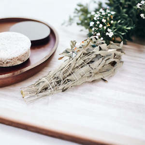 Accessories: NZ grown organic white sage wand