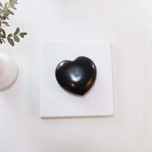 Gift Ideas Under 50: Black tourmaline crystal heart