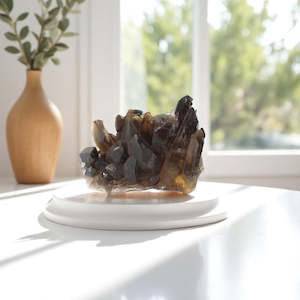 Crystals: Smoky Quartz Crystal Clusters