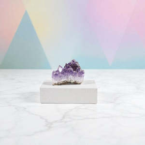 Crystals: Amethyst crystal cluster A-Grade