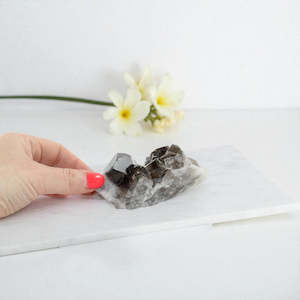 Smoky quartz Crystal cluster