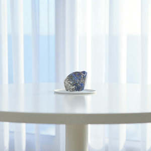 Crystals: Lapis lazuli polished crystal freeform