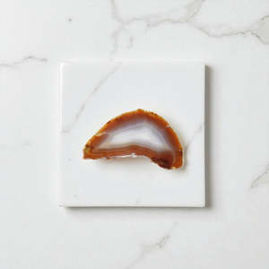Gifts For Him: Agate Druzy slice crystal