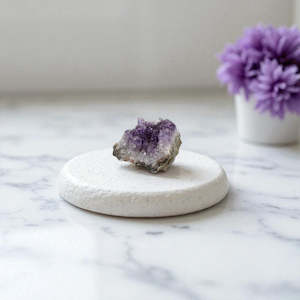 Amethyst crystal cluster