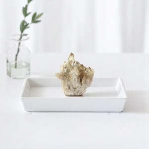 Gifts For A New House: Genuine Kundalini natural citrine crystal cluster