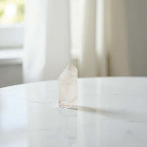 Clear quartz Crystal tower