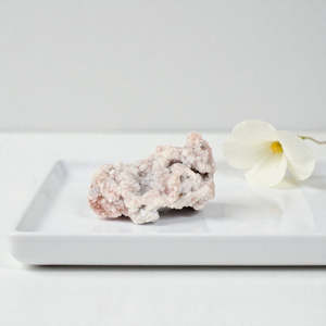 Pink Amethyst crystal cluster