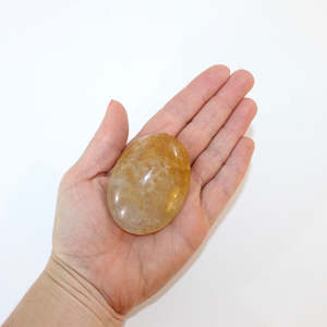 Crystals: Golden Healer crystal palm stone