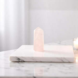 Gift Ideas Under 50: Rose quartz crystal tower