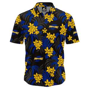NZR Hawaiian Shirts: NZ Hurricanes 'Reef' Party Shirt