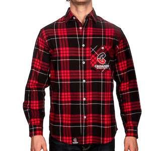 Crusaders: NZ Crusaders 'Ringbark' Flannel Shirt
