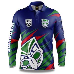 Nrl Nz Warriors: NRL Warriors 'Ignition' Fishing Shirt - Adult