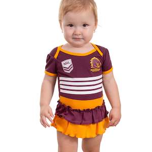 Nrl Broncos: NRL Broncos Girls Footysuit