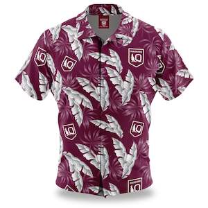 QLD Maroons 'Paradise' Hawaiian Shirt