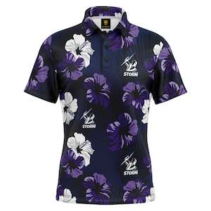 Nrl Storm: NRL Storm 'Aloha' Golf Polo