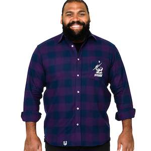 NRL Storm 'Lumberjack' Flannel Shirt