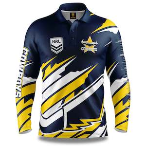 Nrl Cowboys: NRL Cowboys 'Ignition' Fishing Shirt - Adult