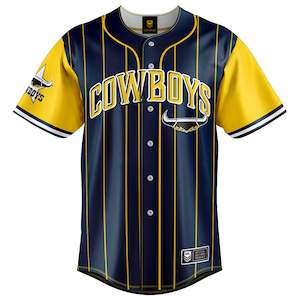 Nrl Cowboys: NRL Cowboys 'Slugger' Baseball Shirt