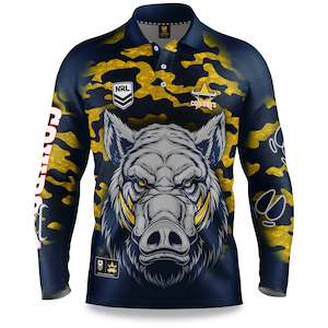Nrl Cowboys: NRL Cowboys "Razorback" Shirts - Adult