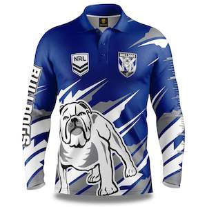 Nrl Bulldogs: NRL Bulldogs 'Ignition' Fishing Shirt - Adult
