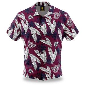 Nrl Sea Eagles: NRL Sea Eagles 'Paradise' Hawaiian Shirt