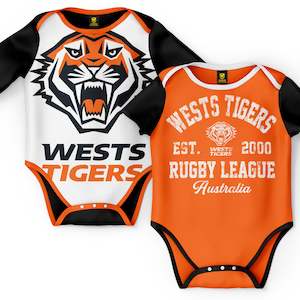 Nrl Wests Tigers: NRL Wests Tigers Infant 2pc Gift Set