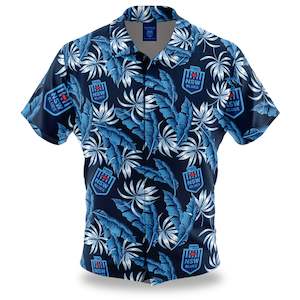 Nsw Blues: NSW Blues 'Paradise' Hawaiian Shirt