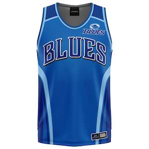 NZ Blues 'Hoops' Basketball Singlet - Youth