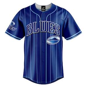 Nz Blues: NZ Blues 'Slugger' Baseball Shirt