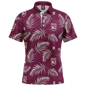 Qld Maroons: QLD Maroons 'Palm Beach' Golf Polo
