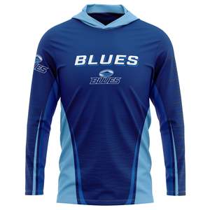 NZ Blues 'Kaweka' Hooded Fishing Shirt - Youth