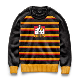 Chiefs: NZ Chiefs Kids 'Crossbar' Knitted Jumper