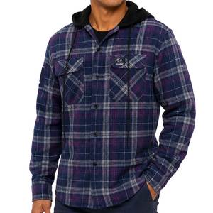 Nrl: NRL Storm 'Highland' Hooded Flannel Shirt