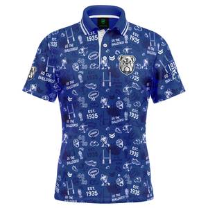 Nrl Bulldogs: NRL Bulldogs 'Scrambler' Golf Polo