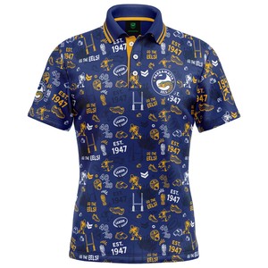 Nrl Eels: NRL Eels 'Scrambler' Golf Polo