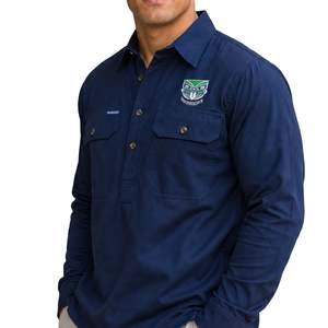 Nrl: NRL Warriors 'Rusty' Work Shirt