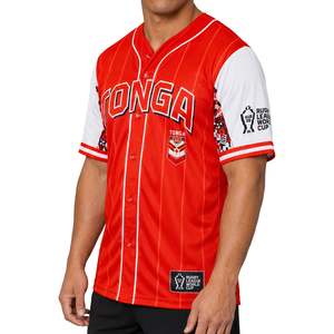Personalise Sn Snn Adult Option Set Smart Collection: RLWC26 Tonga Baseball Shirt