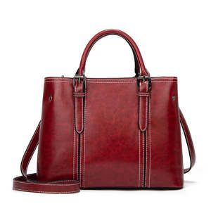 Tote Bags: Leisure Tote Bag - Wine Red