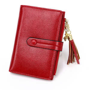 Wallets And Clutches: Women Multi-card Wallet - Red