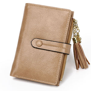 Wallets And Clutches: Women Multi-card Wallet - Apricot