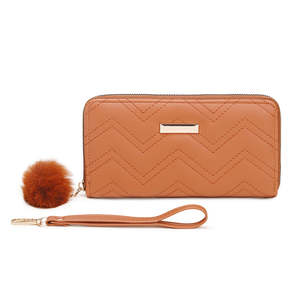 Wallets And Clutches: Multi-Card Women Long Wallet - Brown