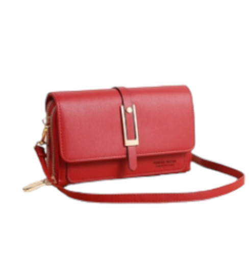Multi-function Crossbody Phone Bag - Red
