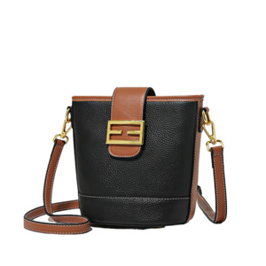 Shoulder Bags: Iconic Bucket Bag - Black