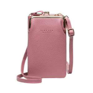 Deals: Compact Crossbody Phone Bag - Tea Pink