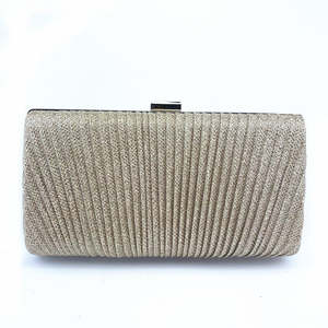 Shimmery Evening Clutch - Golden
