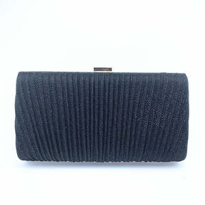 Evening Clutch: Shimmery Evening Clutch - Black