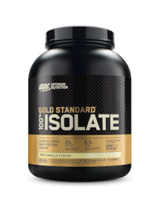 Whey Protein Isolate: Optimum Nutrition Gold Standard 100% Whey Isolate